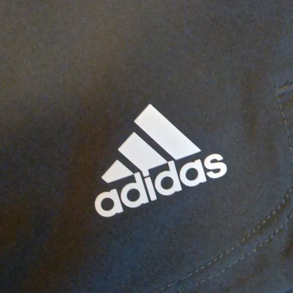 Adidas Grey Athletic Shorts Lightweight Performance - Picture 4 of 5